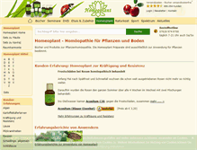 Tablet Screenshot of homeoplant.de